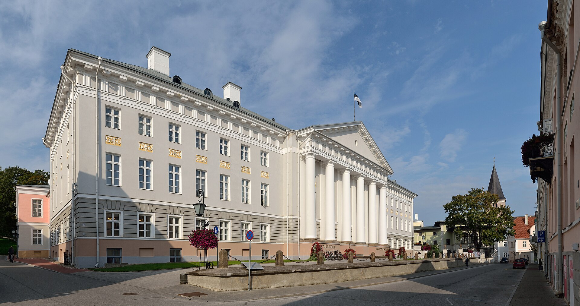 The main building of the University of Tartu, founded in 1632 as Academia Gustaviana.