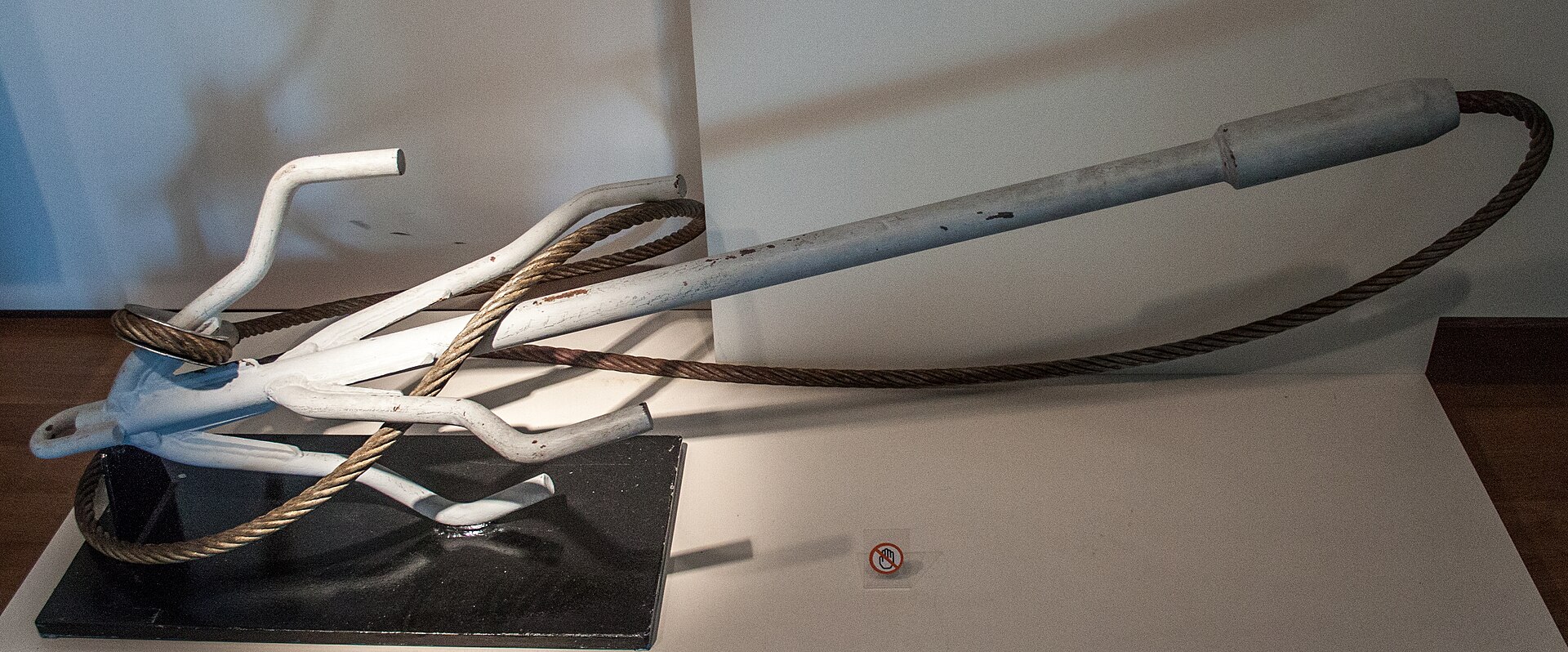 A Cod Wars trawl-wire cutter — the tool that helped Iceland push its fishing limits outward.