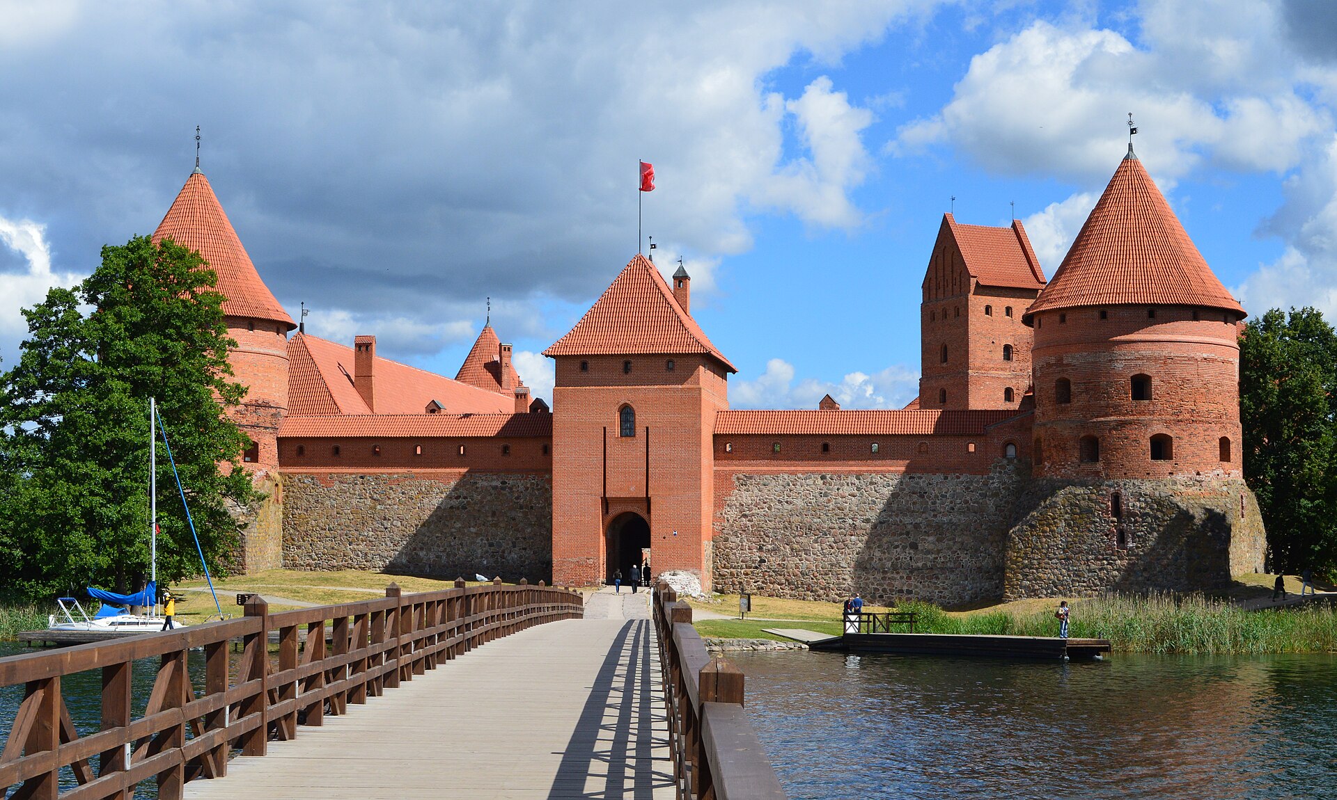 Trakai Island Castle, a seat of the Gediminid dukes on Lake Galvė.