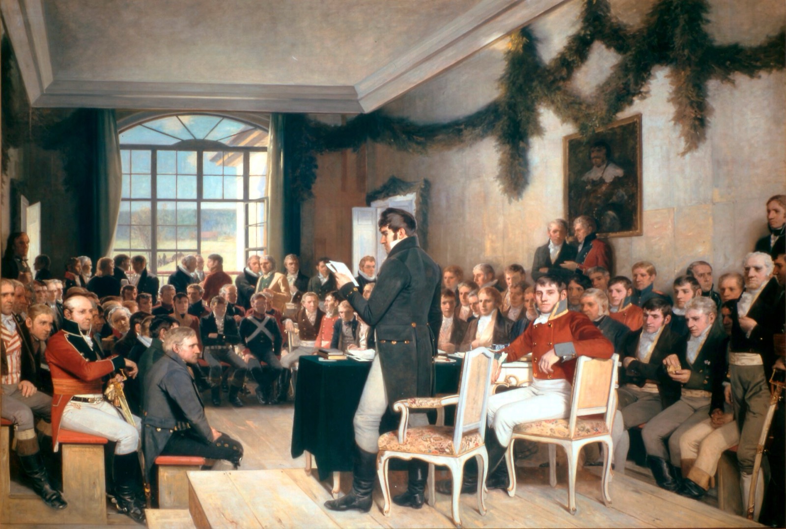 Oscar Wergeland’s *Eidsvoll 1814*: the assembly that wrote Norway’s constitution.