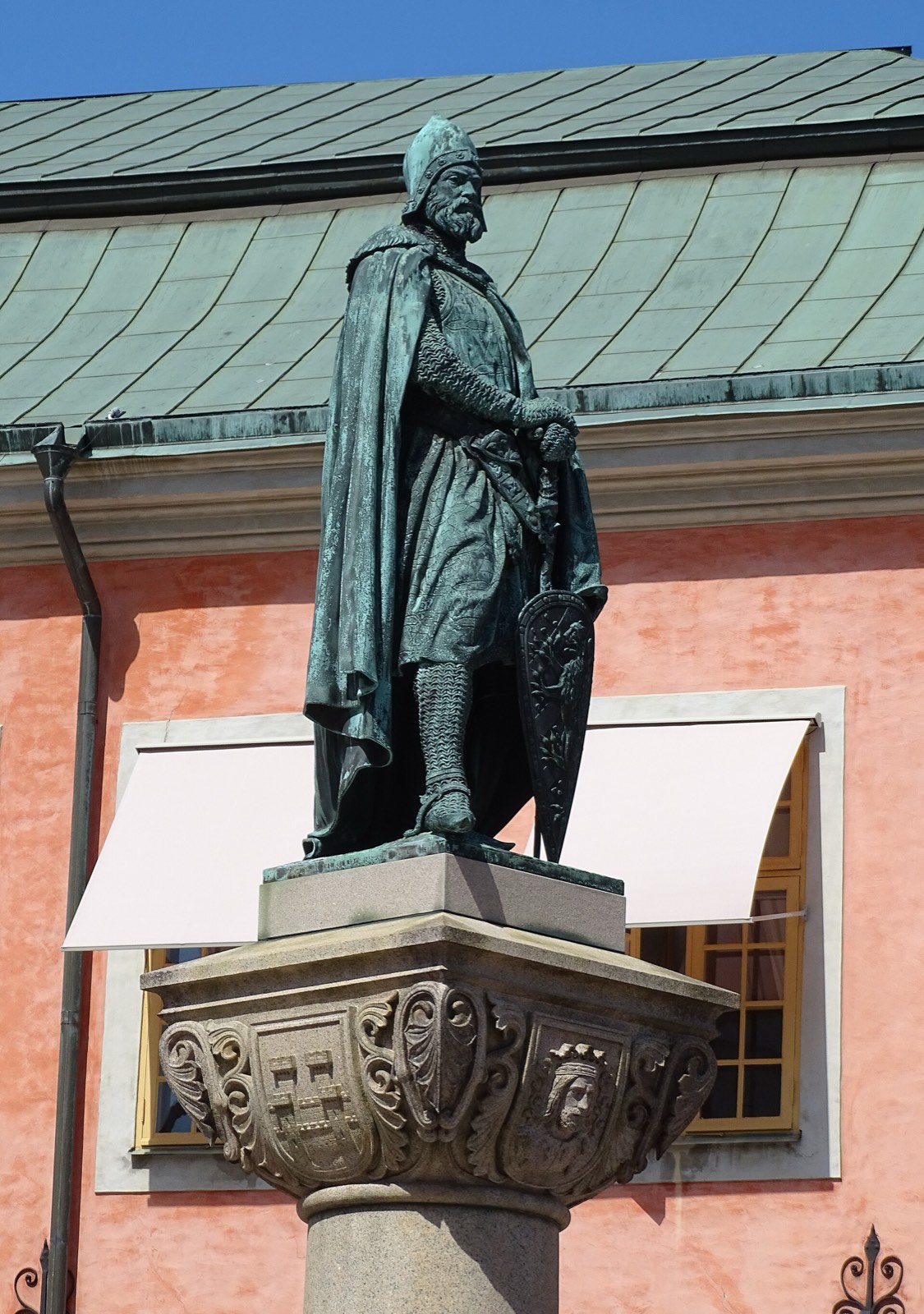 Birger Jarl on Riddarholmen — consolidator of the realm and founder of Stockholm.